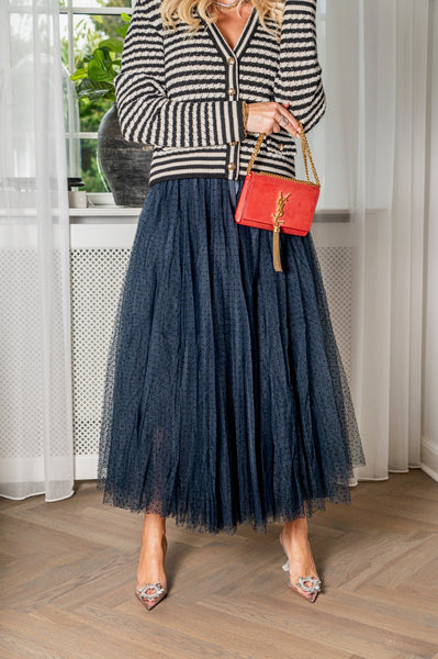 Daisy Skirt - Navy Dots - EMM Copenhagen