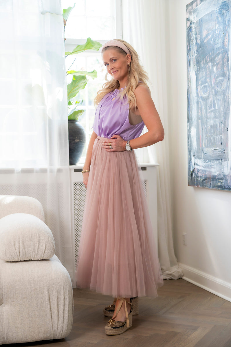 Daisy tyl Skirt - Powder Rose – EMM Copenhagen