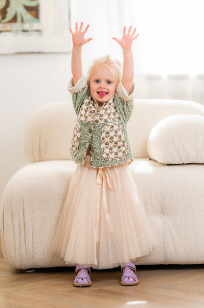 Kids Daisy skirt - beige - EMM Copenhagen