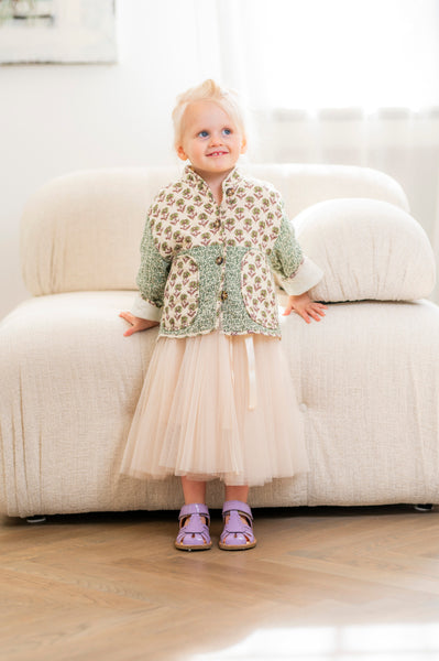 Kids Daisy skirt - beige - EMM Copenhagen