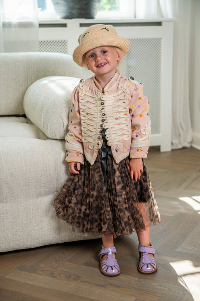 Kids Daisy skirt - leopard