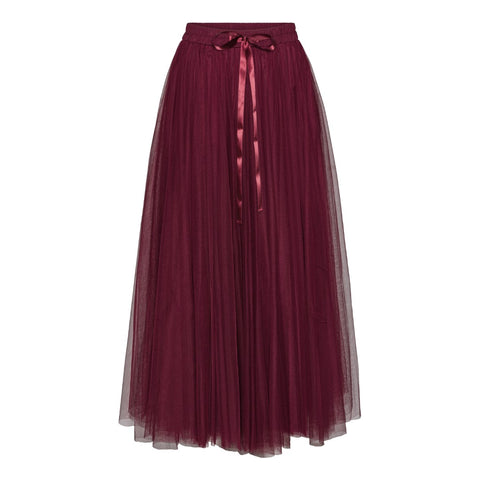 Daisy tyl skirt - bordeaux