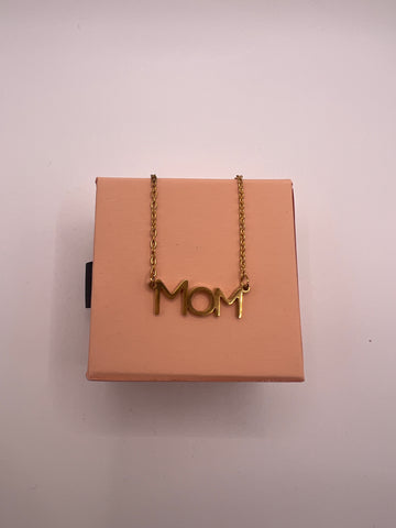 MOM classic Necklace - forgyldt