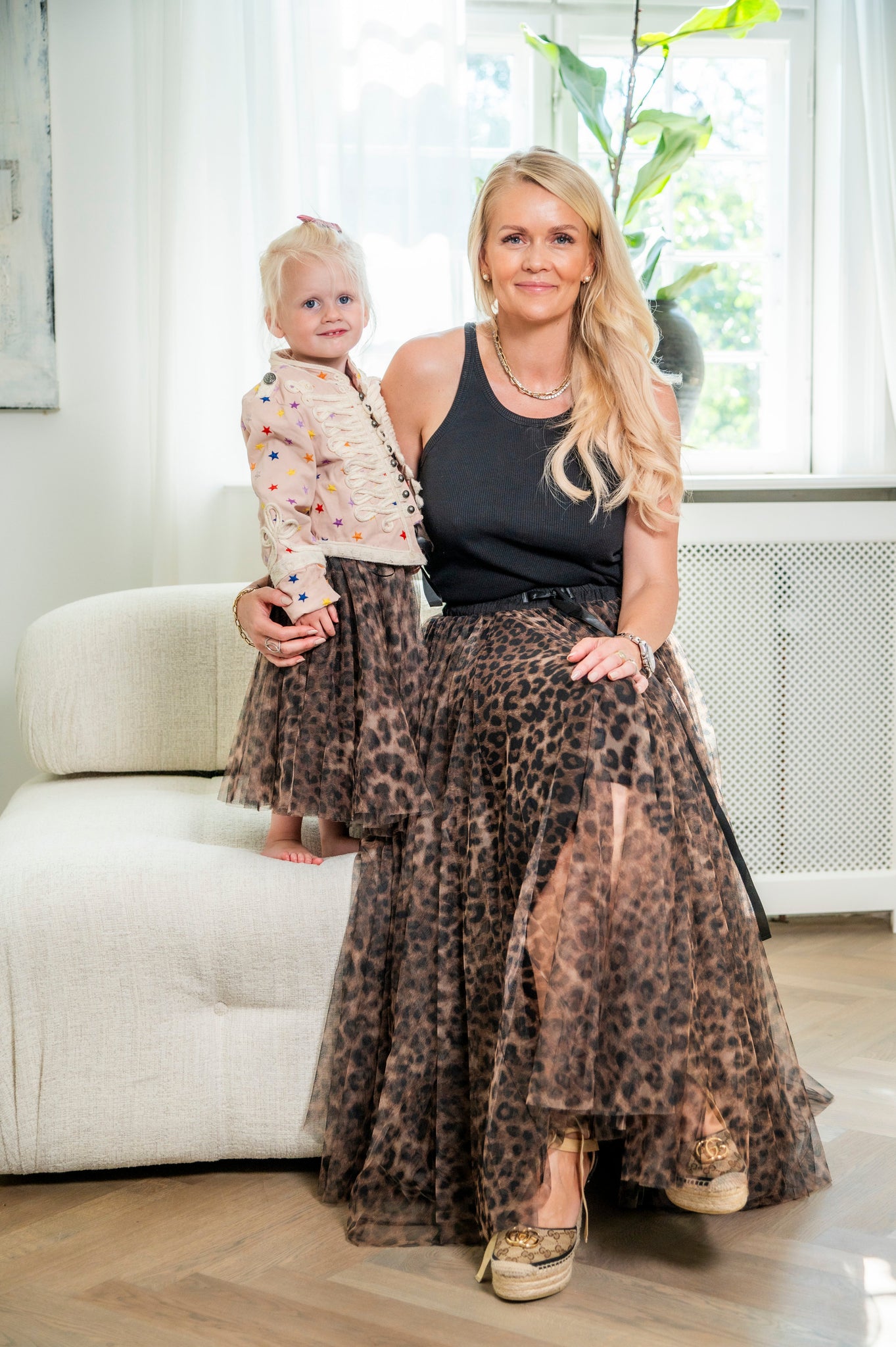 Daisy tyl Skirt - Brown Leopard - EMM Copenhagen