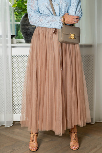 Daisy tyl Skirt - Tan - EMM Copenhagen