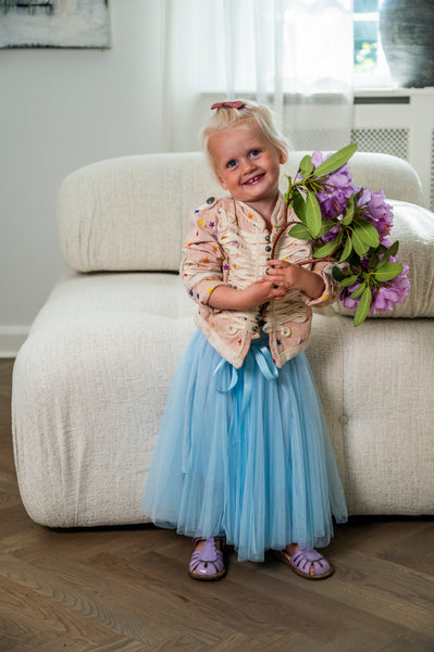 Kids Daisy skirt - Blue - EMM Copenhagen