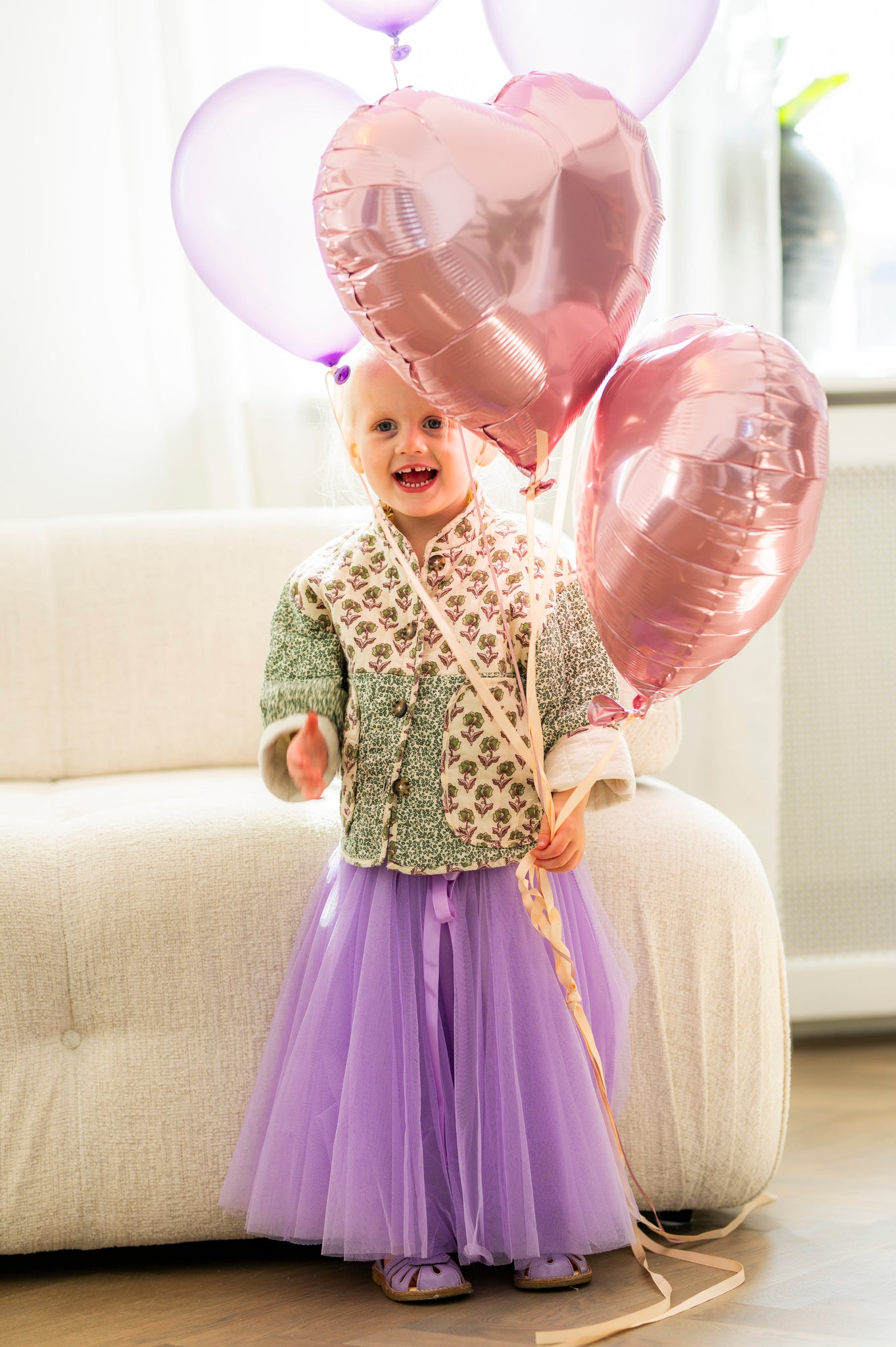 Kids Daisy skirt - lavender - EMM Copenhagen