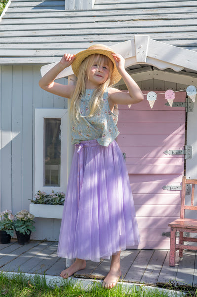 Kids Daisy skirt - lavender - EMM Copenhagen