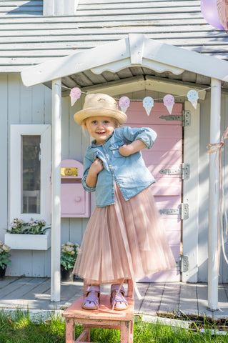 Kids Daisy skirt - Rose - EMM Copenhagen