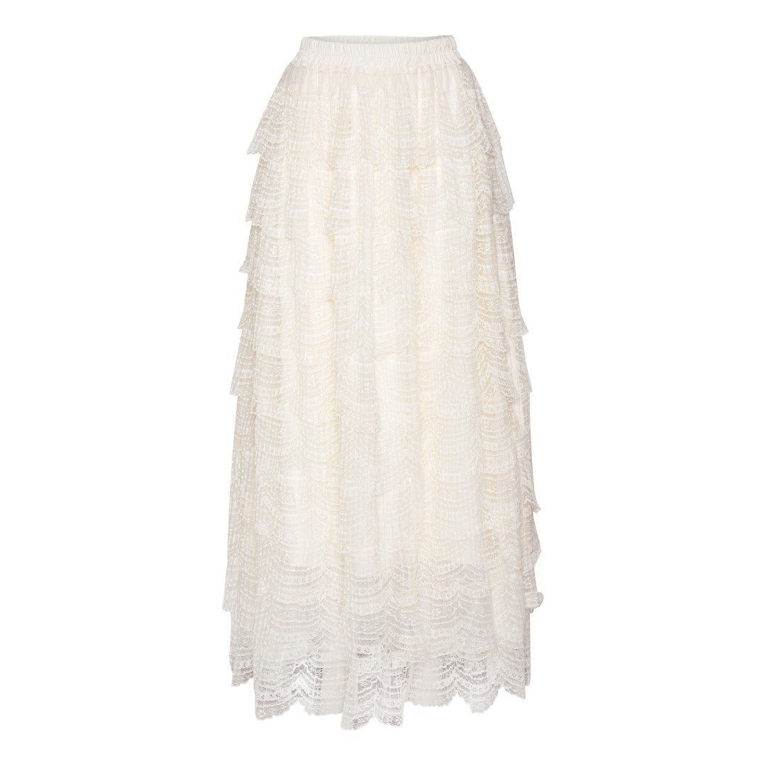 Tulle skirt - lace - vanilla - EMM Copenhagen