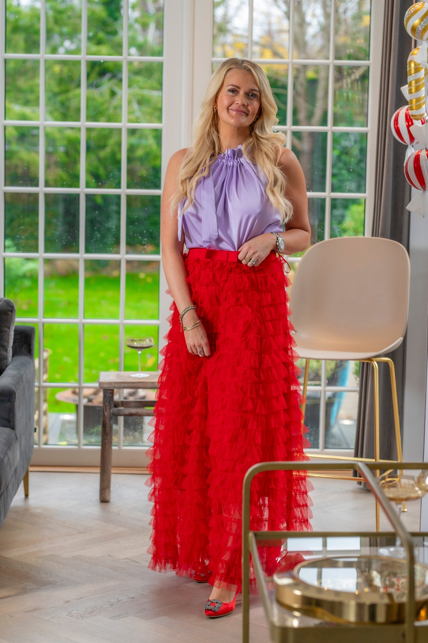 Tulle Skirt - Red - EMM Copenhagen