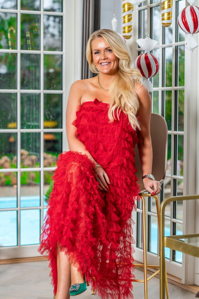 Tulle Skirt - Red - EMM Copenhagen