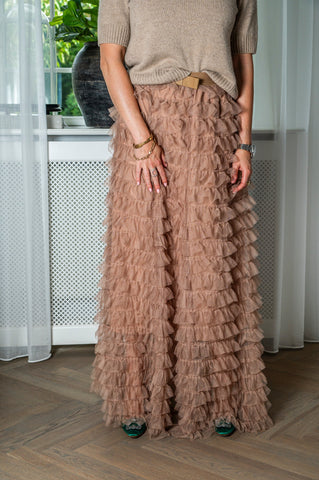 Tulle Skirt - tan / Camel - EMM Copenhagen