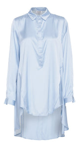 Saga Shirt Dress - Blue