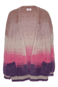 Eve knit Cardigan - Pink/Purple