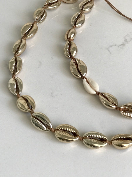 Shell Necklace - Gold