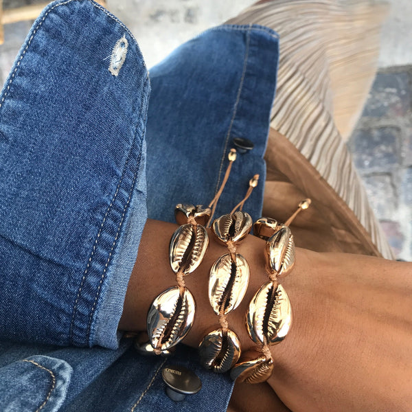 Shell Bracelet - Gold Plated