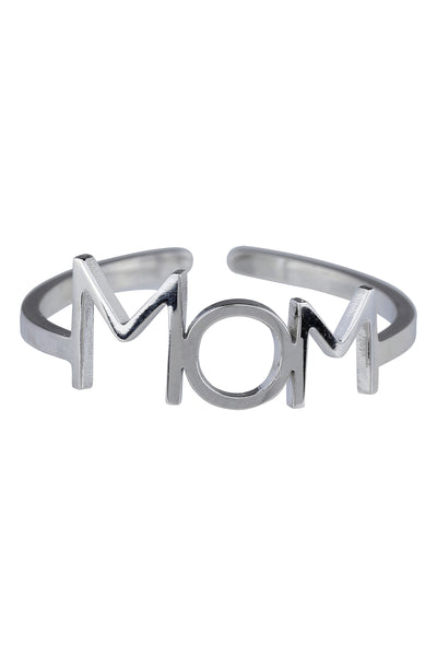 Classic MOM fingerring - silver