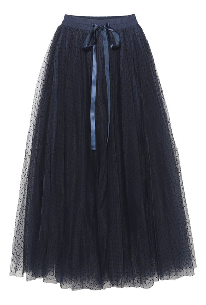 Daisy Skirt - Navy Dots - EMM Copenhagen