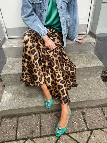 Paloma skirt - brown leopard