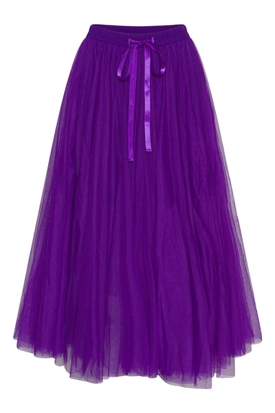 Daisy tyl skirt - dark purple