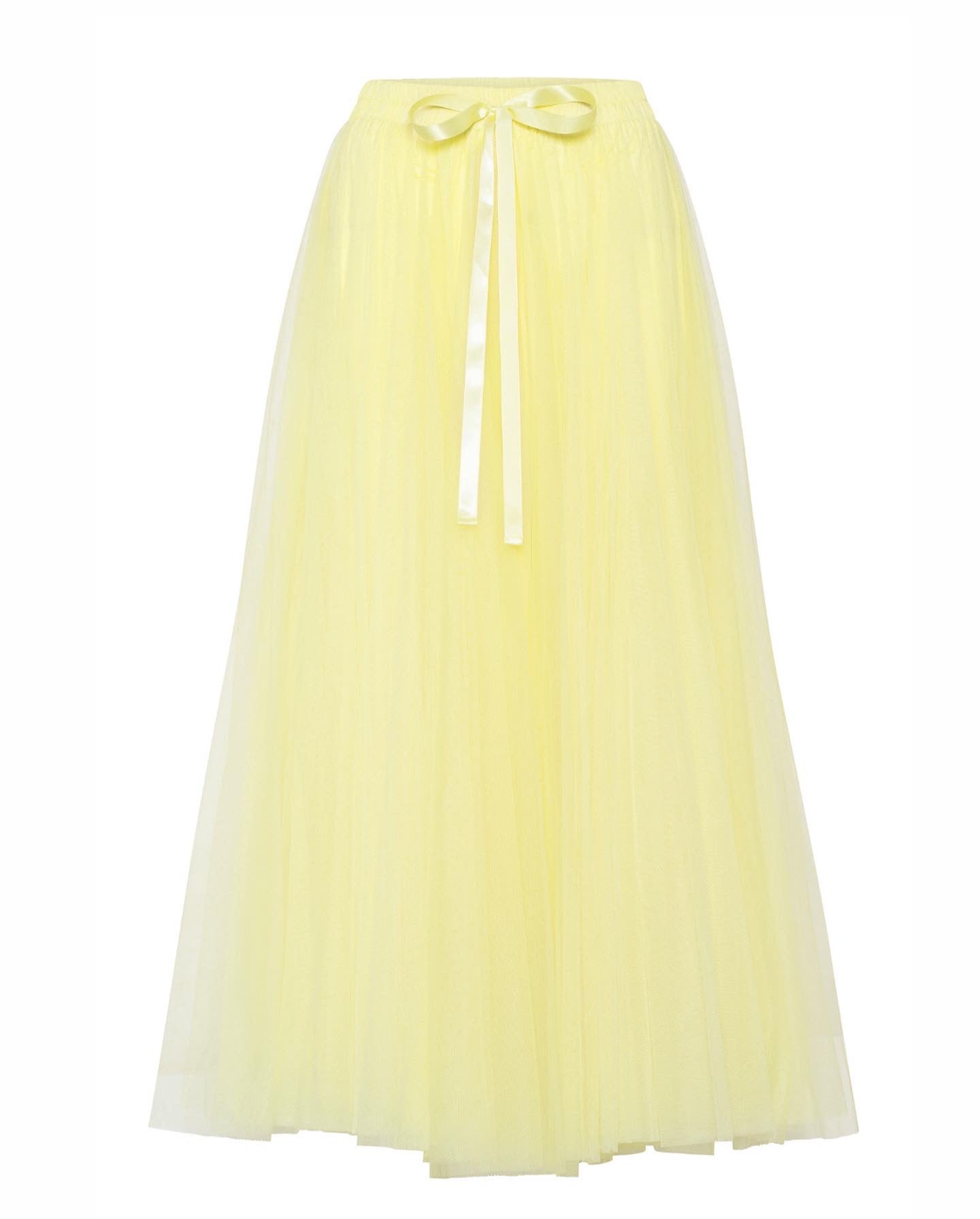 Daisy tyl skirt - yellow