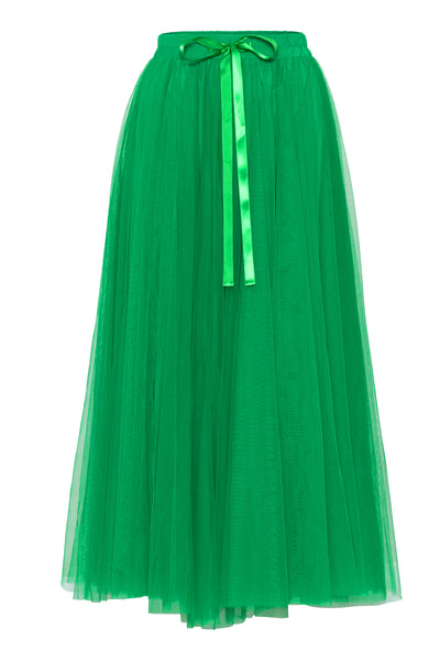 Daisy tyl skirt - Apple green