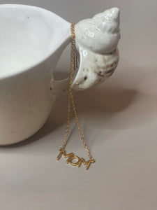 "MOM" Necklace - Gold