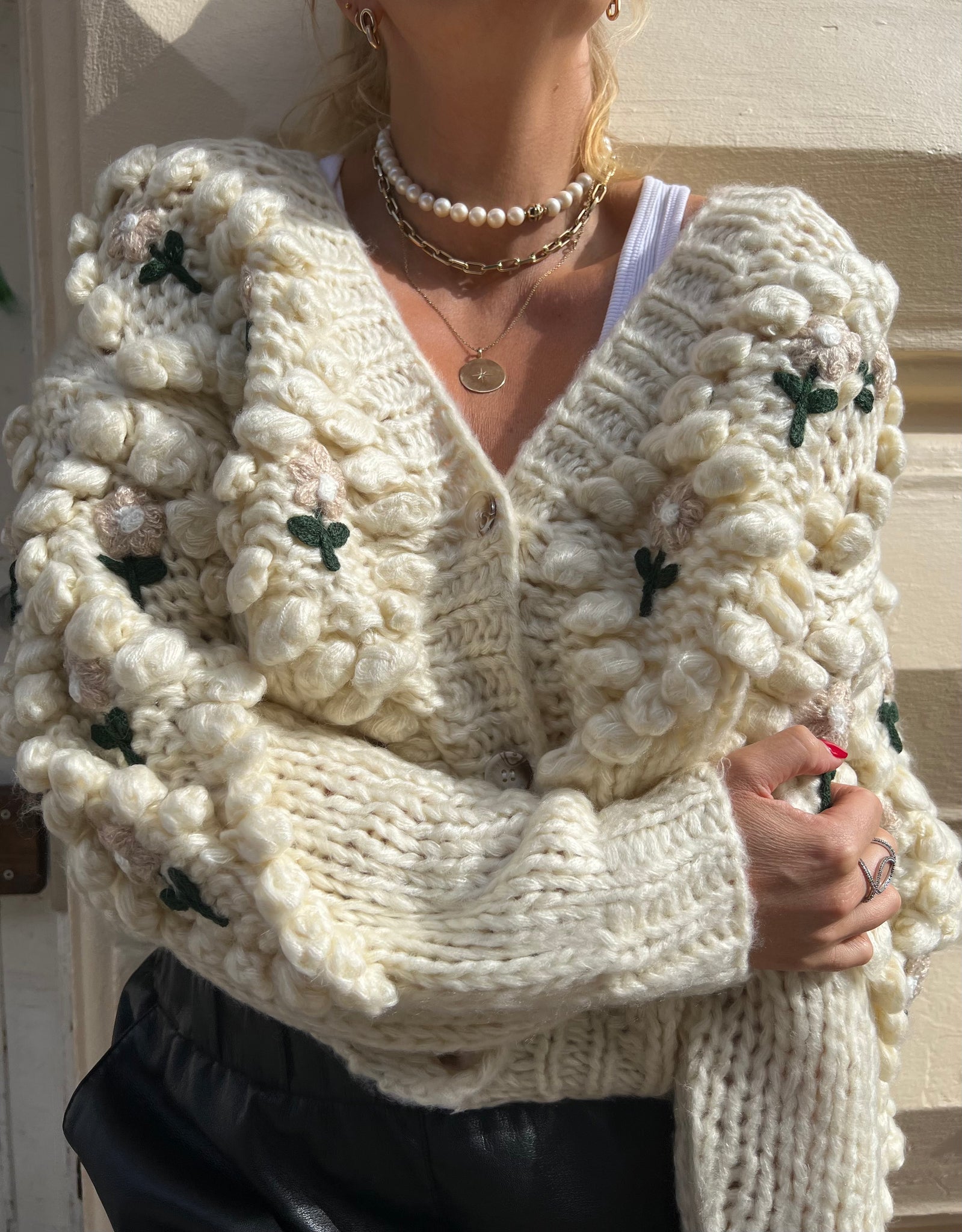 Aya knit Cardigan - Cream