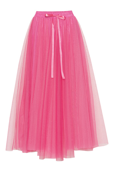 Daisy tyl skirt - bubble pink