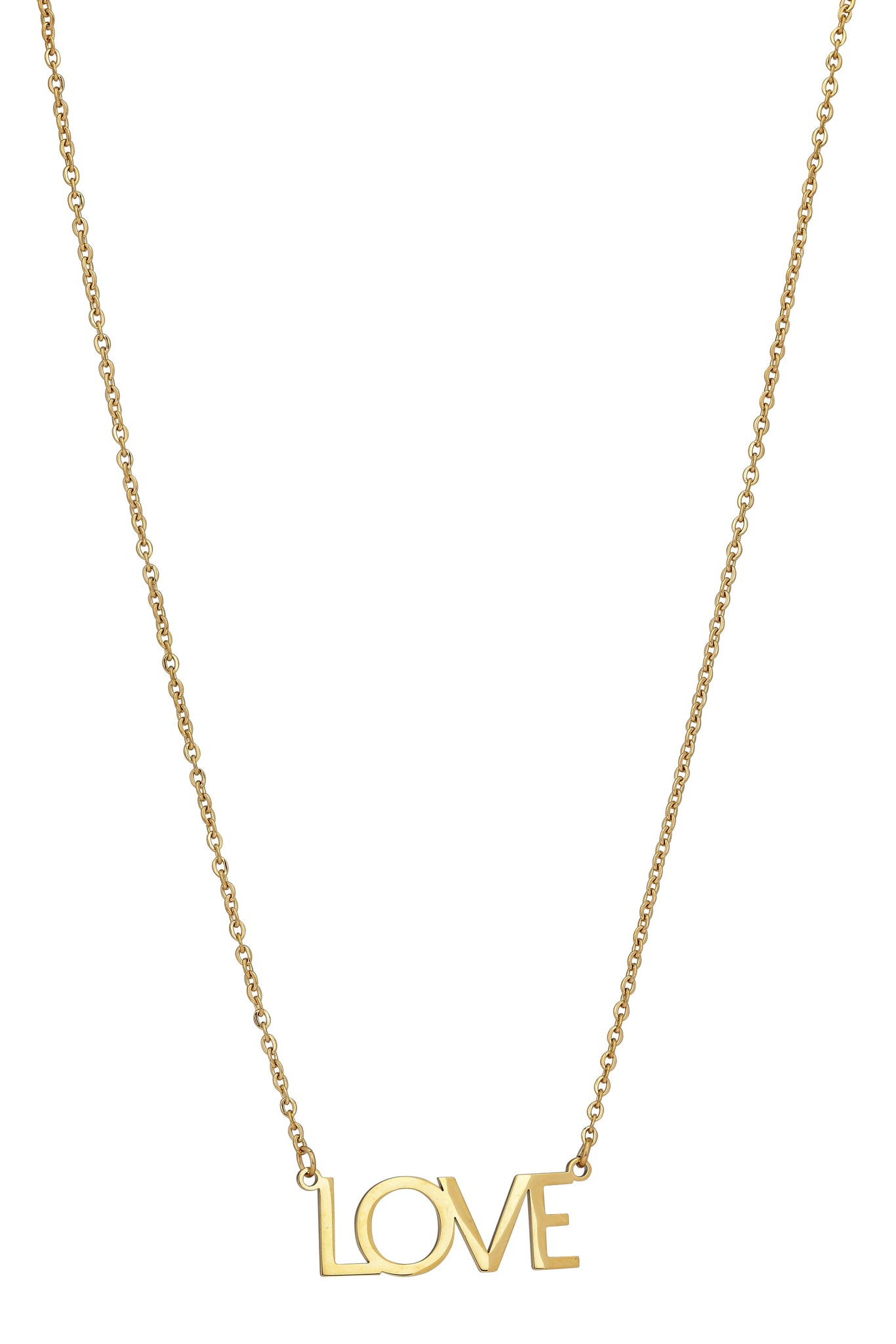 LOVE Necklace - forgyldt - EMM Copenhagen