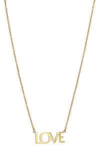 LOVE Necklace - forgyldt - EMM Copenhagen