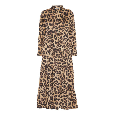 Paloma Dress - Brown Leopard - EMM Copenhagen