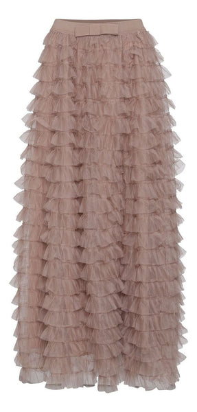 Tulle Skirt - tan / Camel - EMM Copenhagen