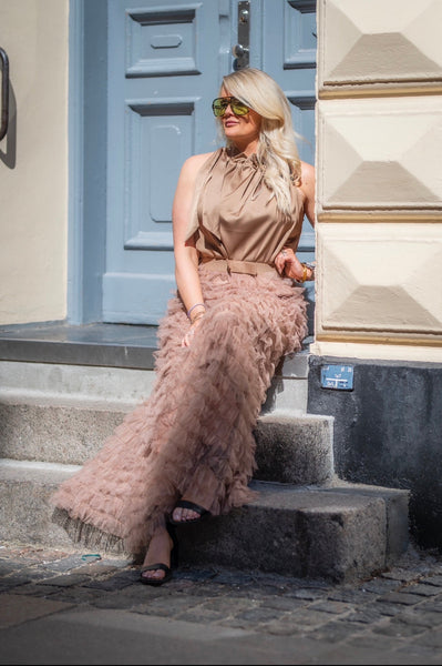 Tulle Skirt - tan / Camel - EMM Copenhagen